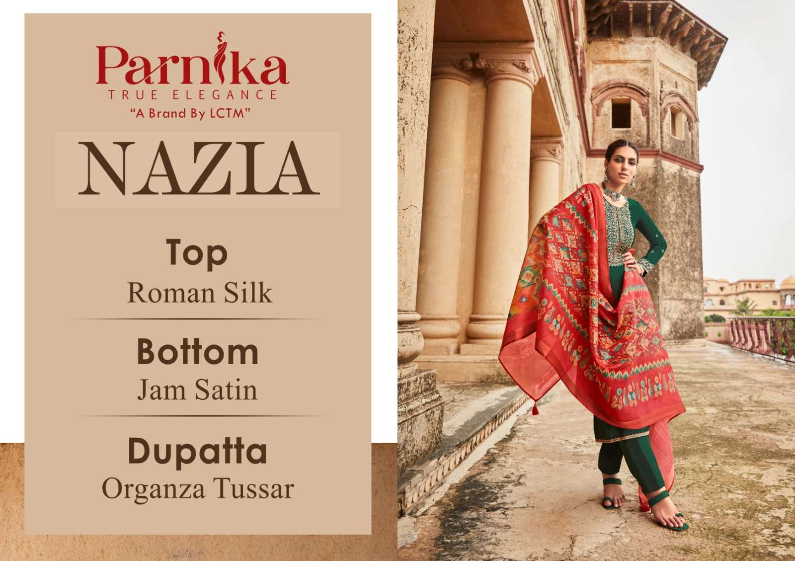 Parnika nazia salwar suit wholesaler in Surat 