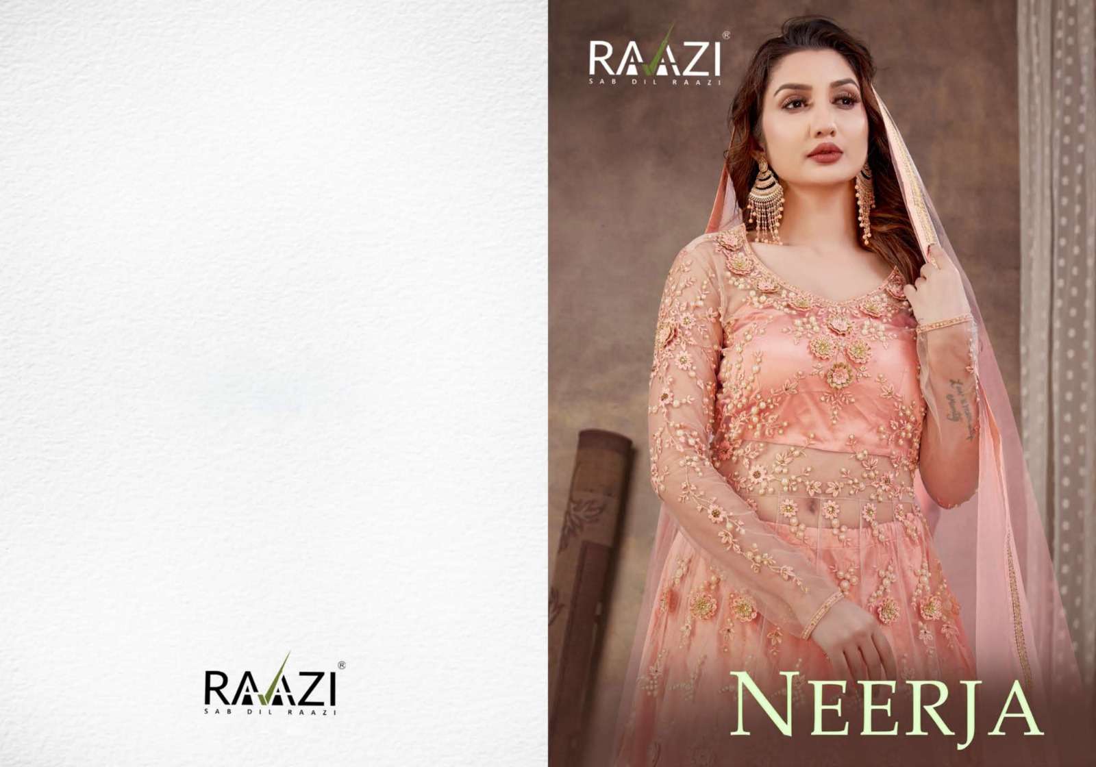 Rama raazi by neerja party wear gown wholesale in Surat 