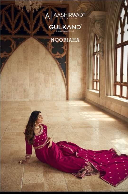 AASHIRWAD GULKAND NOORJAHA DESIGNER DRESS 