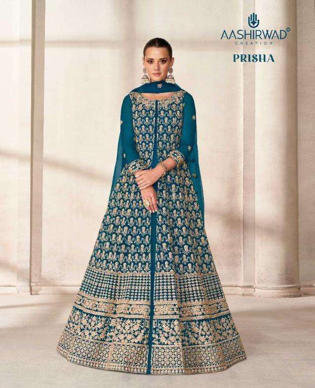 AASHIRWAD  PRISHA SERIES PARTYWEAR LONG GOWN READYMADE