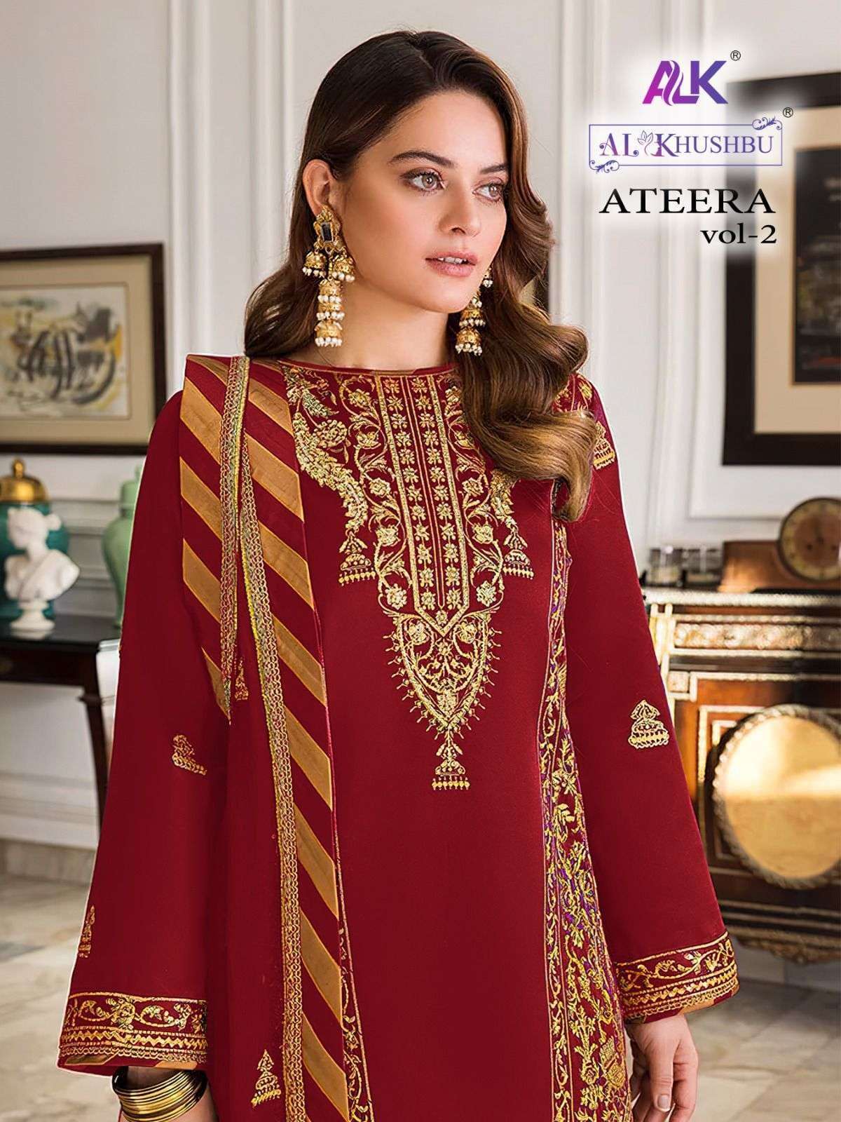 AL KHUSHBU ATEERA VOL 2 PAKISTANI DESIGNER DRESS WHOLESALER SURAT