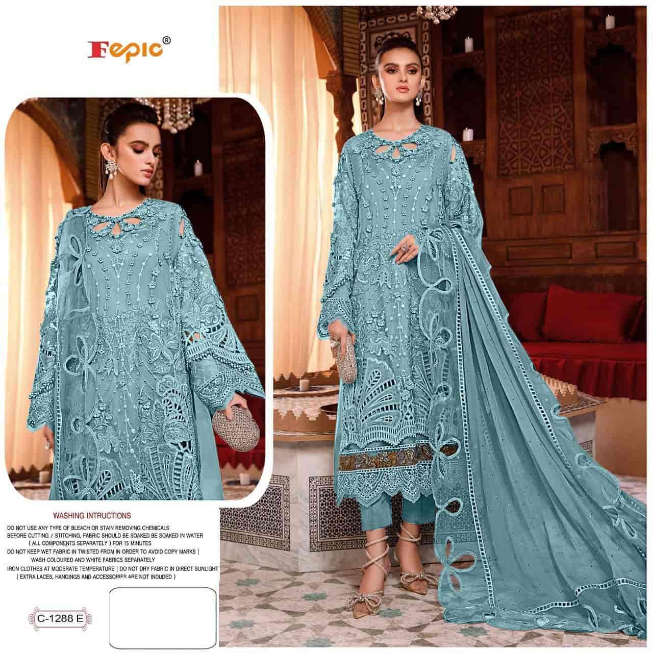 Fepic C1288 Pakistani part wear suit online dealer surT 