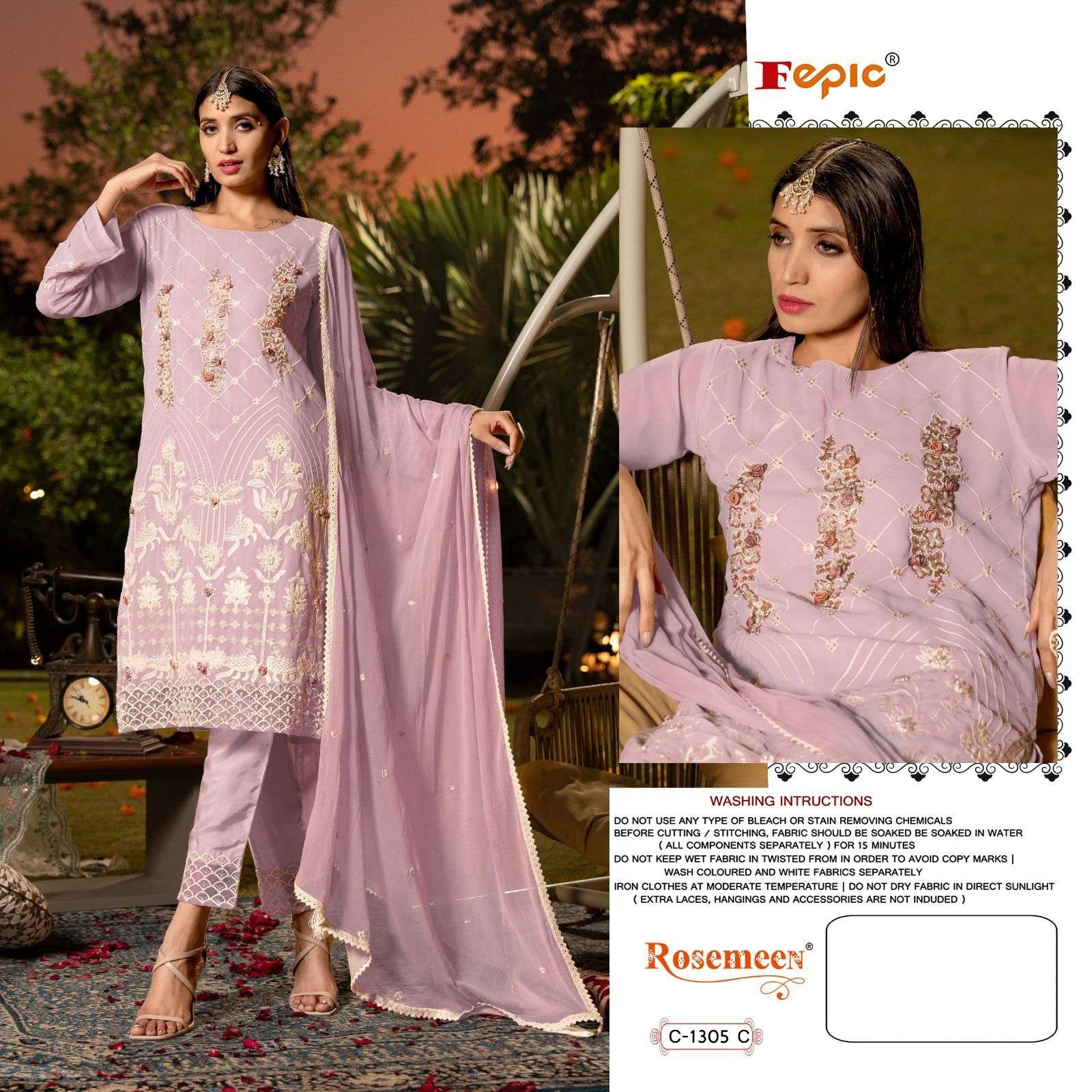 FEPIC C1305 COLOR AMAZING NEW PAKISATNI SALWAR KAMEEZ