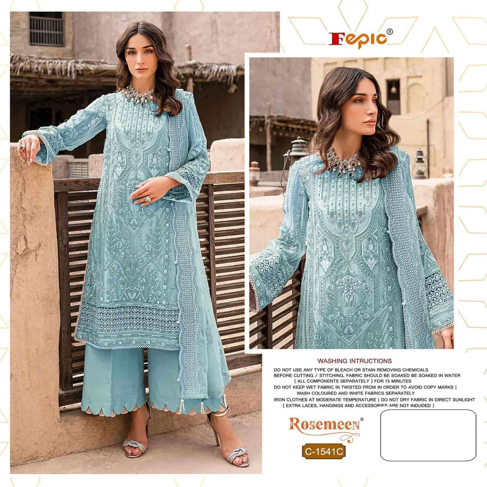 FEPIC C1541 NEW PAKISTANI DESIGN SALWAR SUIT WHOLESALER SURAT