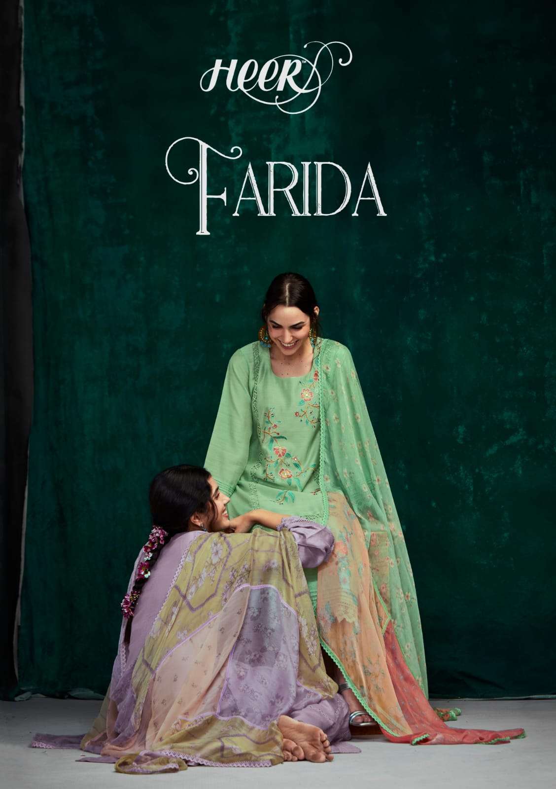 HEER 148  KIMORA FARIDA COTTON SATIN SALWAR KAMEEZ SUPPLIEAR