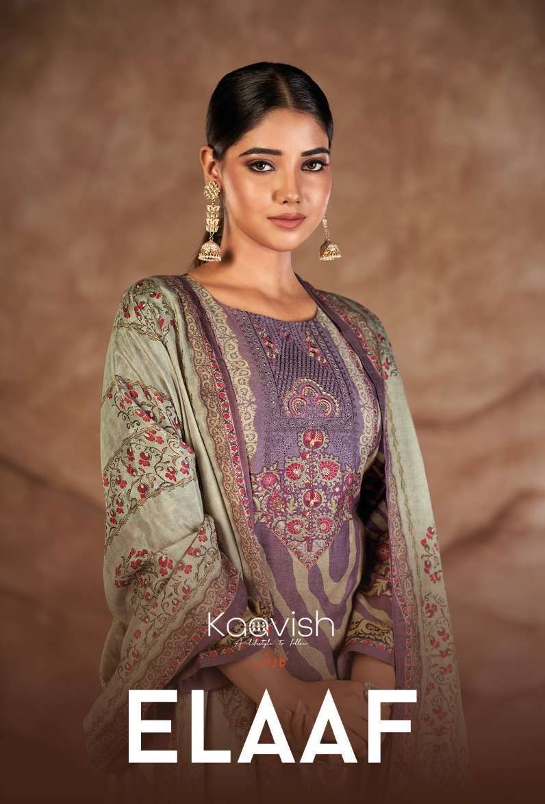 KAAVISH ELAAF MUSLIN DIGITAL PRINT SALWAR KAMEEZ DEALER 