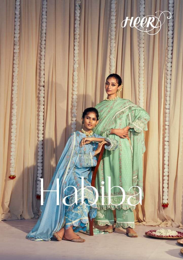 KIMORA HEER  HABIBA PAKISTANI DESIGNER LOOK SALWAR KAMEEZ