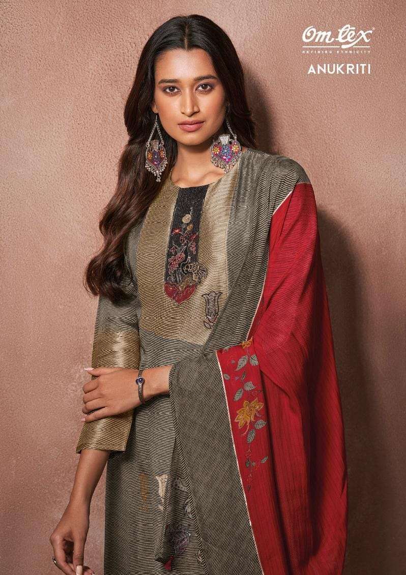 OMTEX ANUKRITI FESTIVAL WERA JACQUARD SUIT DEALER 