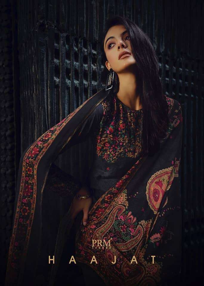 PRM TRENDS HAAJAT  EXCLUSIVE MUSLIN SILK SALWAR KAMEEZ WHOLESALER