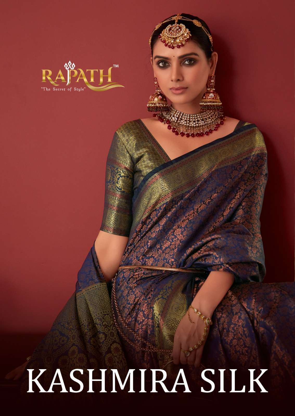 RAJPATH KASHMIRA SILK 143001-143006 KANCHIVARAM SILK SAREE SUPPLIER 