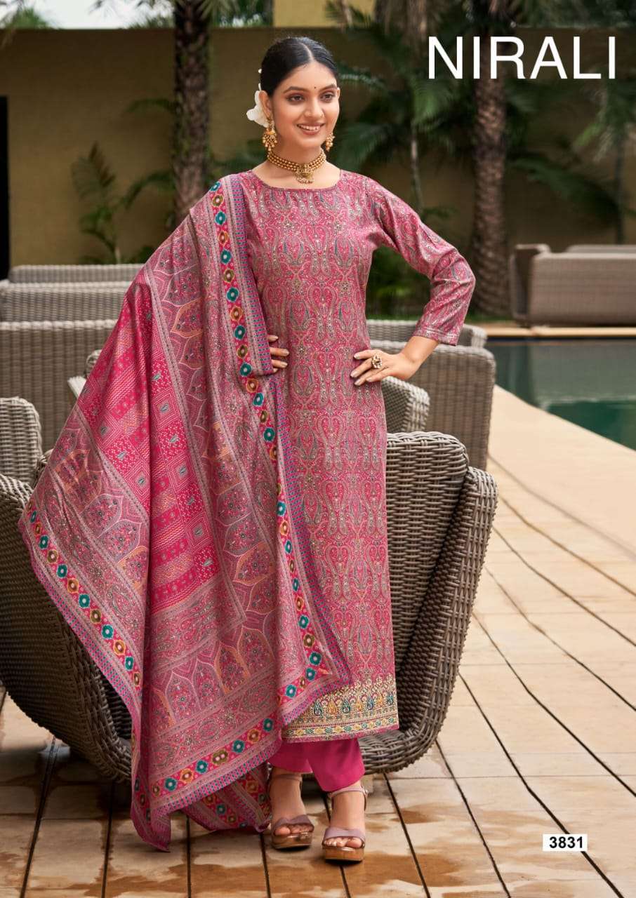 RANG NIRALI LATEST MUSLIN SUIT WHOLESALER 