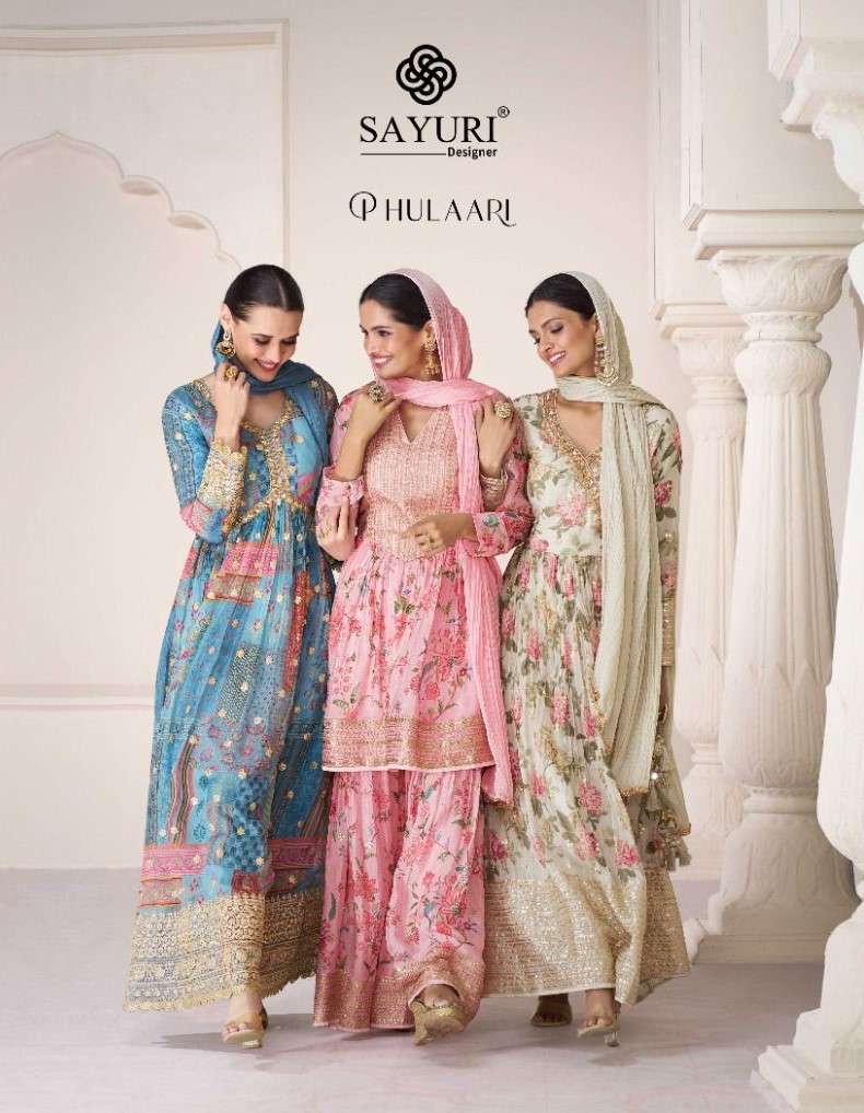 SAYURI DESIGNER PHULAARI READYMADE LONG SALWAR SUIT DEALER 