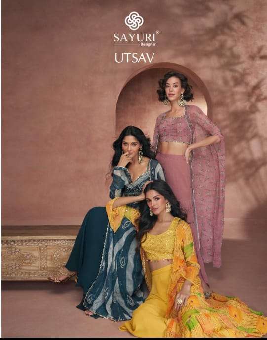 SAYURI DESIGNER UTSAV READYMADE LIGHTWEIGHT LEHNGACHOLI FUNCTIONWEAR