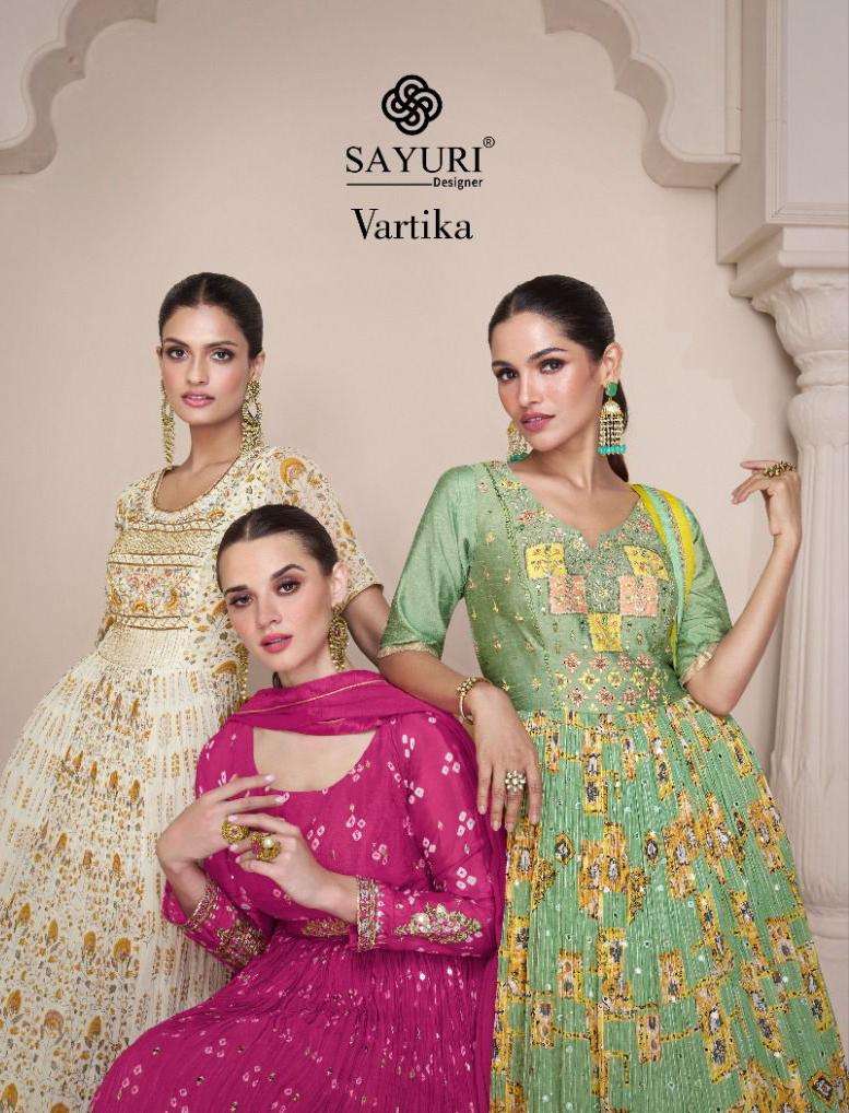 SAYURI DESIGNER VARTIKA DESIGNER LONG GOWN COLLECTION