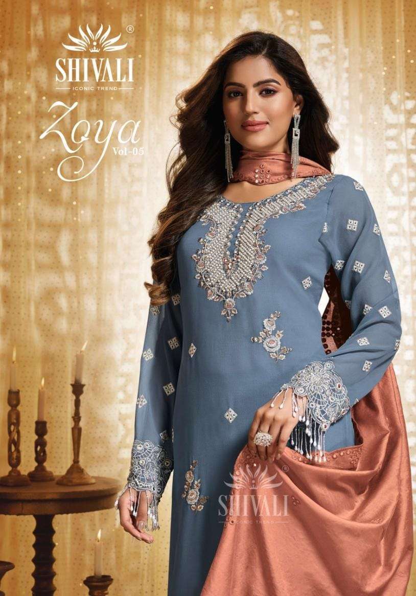 shivali zoya vol 5 exclusive pakistani readymade suit 