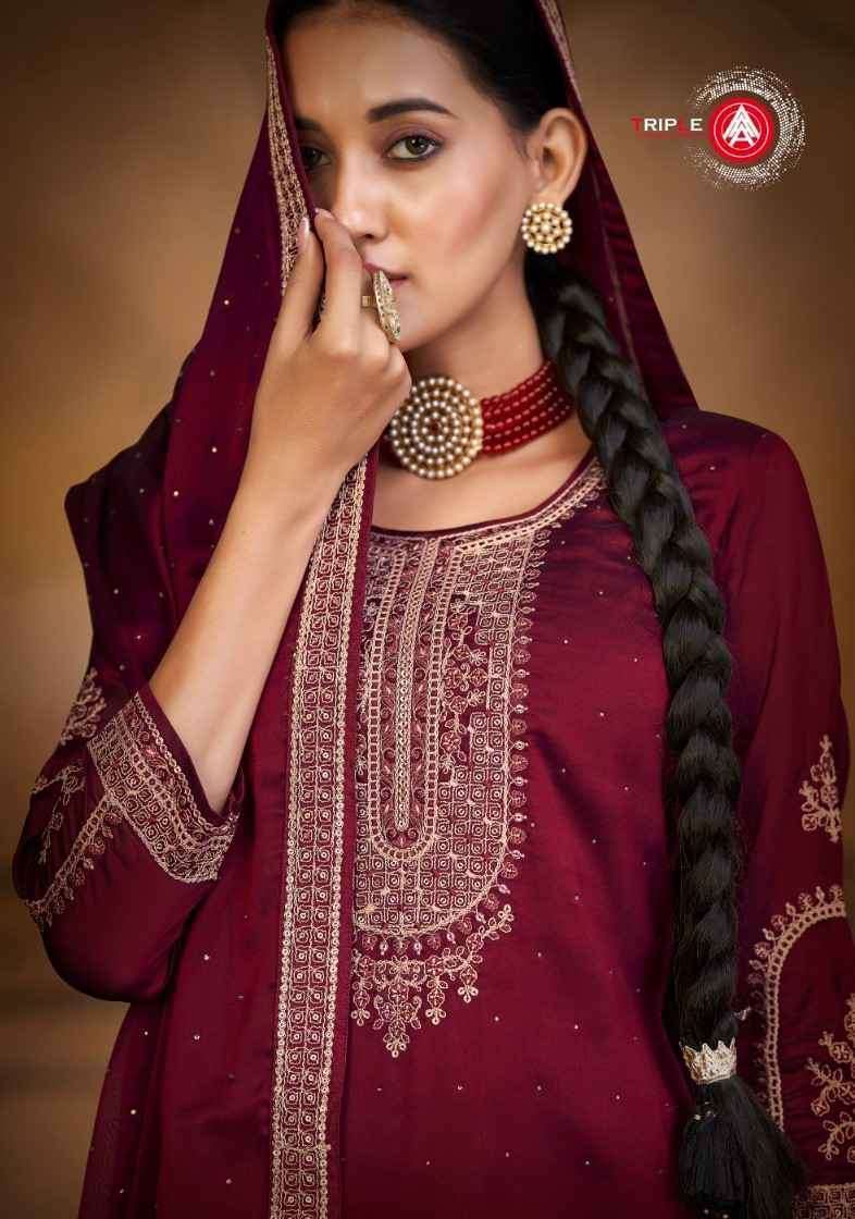 TRIPLE AAALAKEER FANCY SILK SUIT WHOLESALE RATE SURAT DEALER 