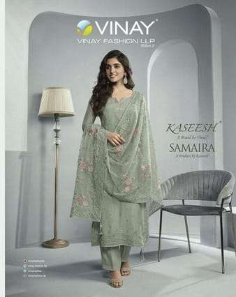 VINAY FASHION KASEESH SAMAIRA DESIGNER DOLA SALWAR KAMEEZ WHOLESALER