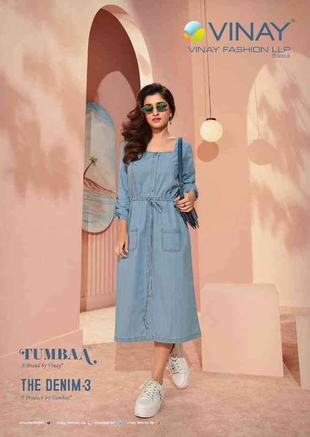 VINAY FASHION TUMBAA THE DENIM VOL 3 WESTERN TOP CATLOG WHOLESALE