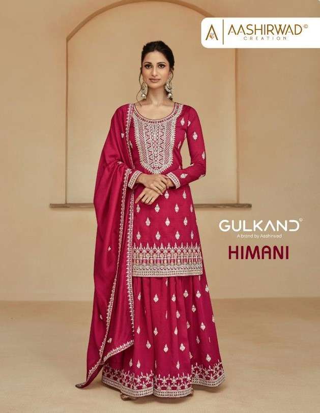 AASHIRWAD GULKAND HIMANI REDAYMADE SHARARA COLLECTION 