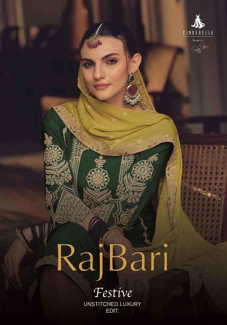 CINDERELLA RAJBARI FESTIVAL UNSTITCHED LUXURY EDIT CATLOG SUPPLIER