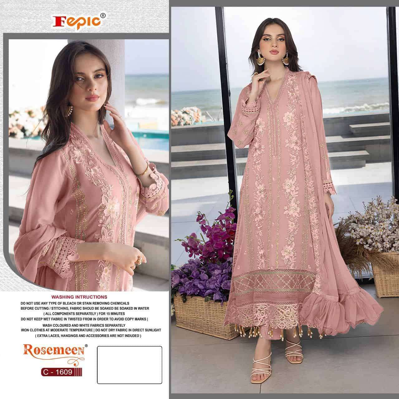 FEPIC C1609 DESIGNER STYLISH PAKISTANI COLLECTION WHOLESALER