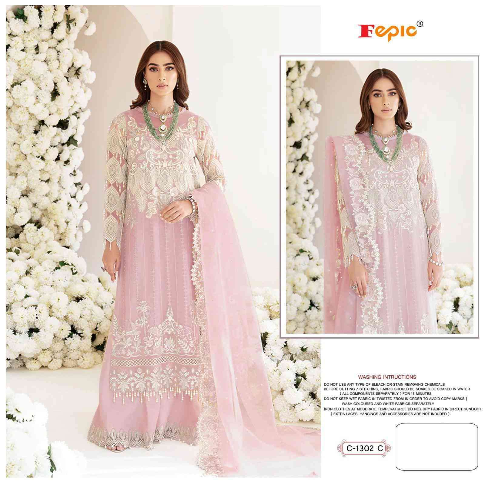 FEPIC ROSEMEEN C1302 PAKISATNI GEORGETTE DRESS COLLECTION 