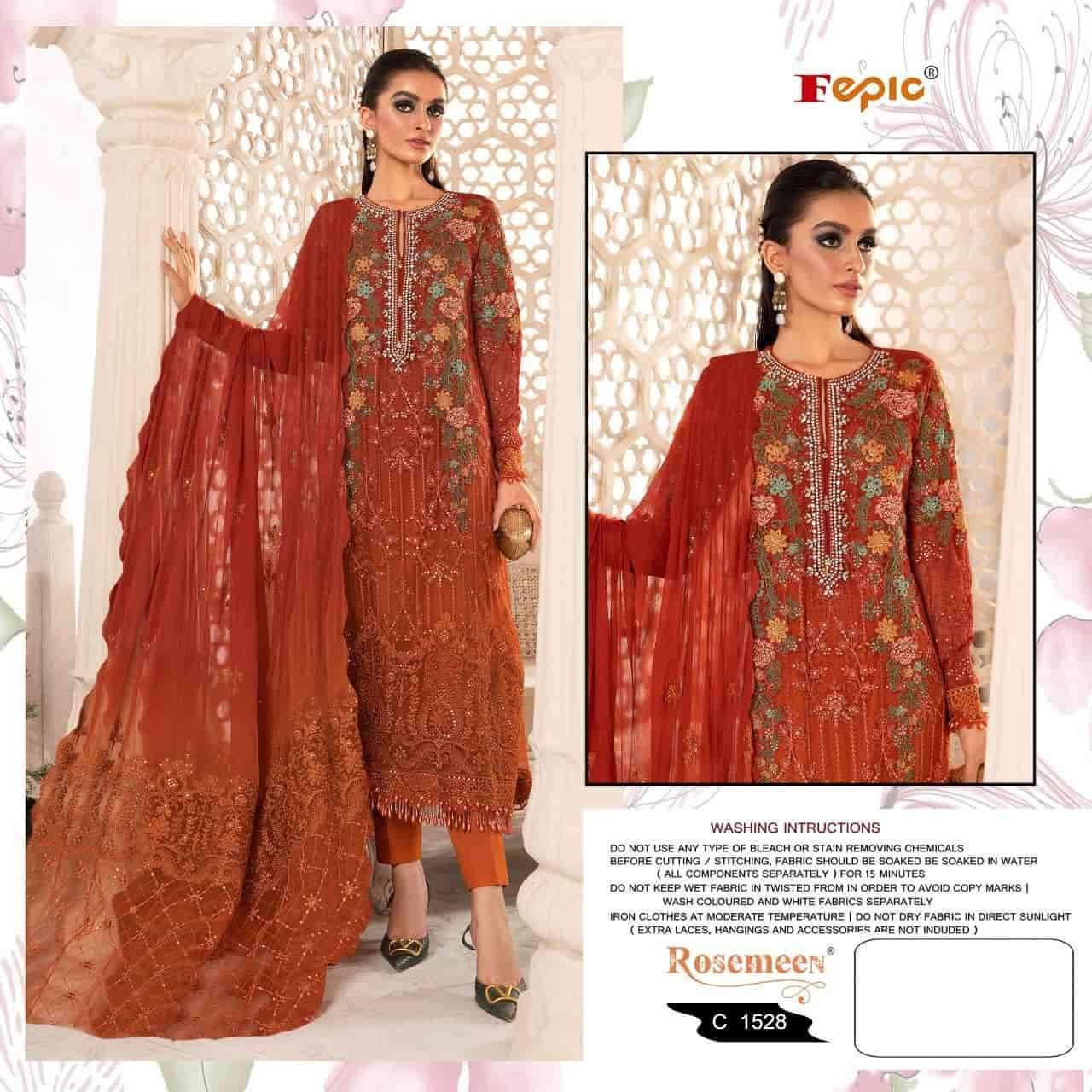 FEPIC ROSEMEEN C1528 PAKISTANI SUIT WHOLESALER