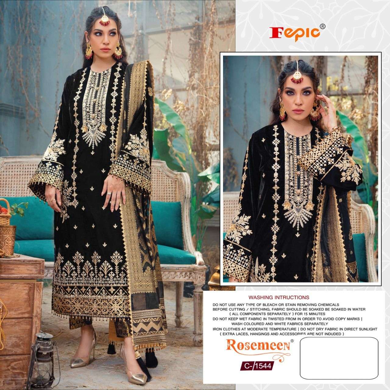 FEPIC ROSEMEEN C1544 PAKISTANI FESTIVAL WEAR COLLECTION 