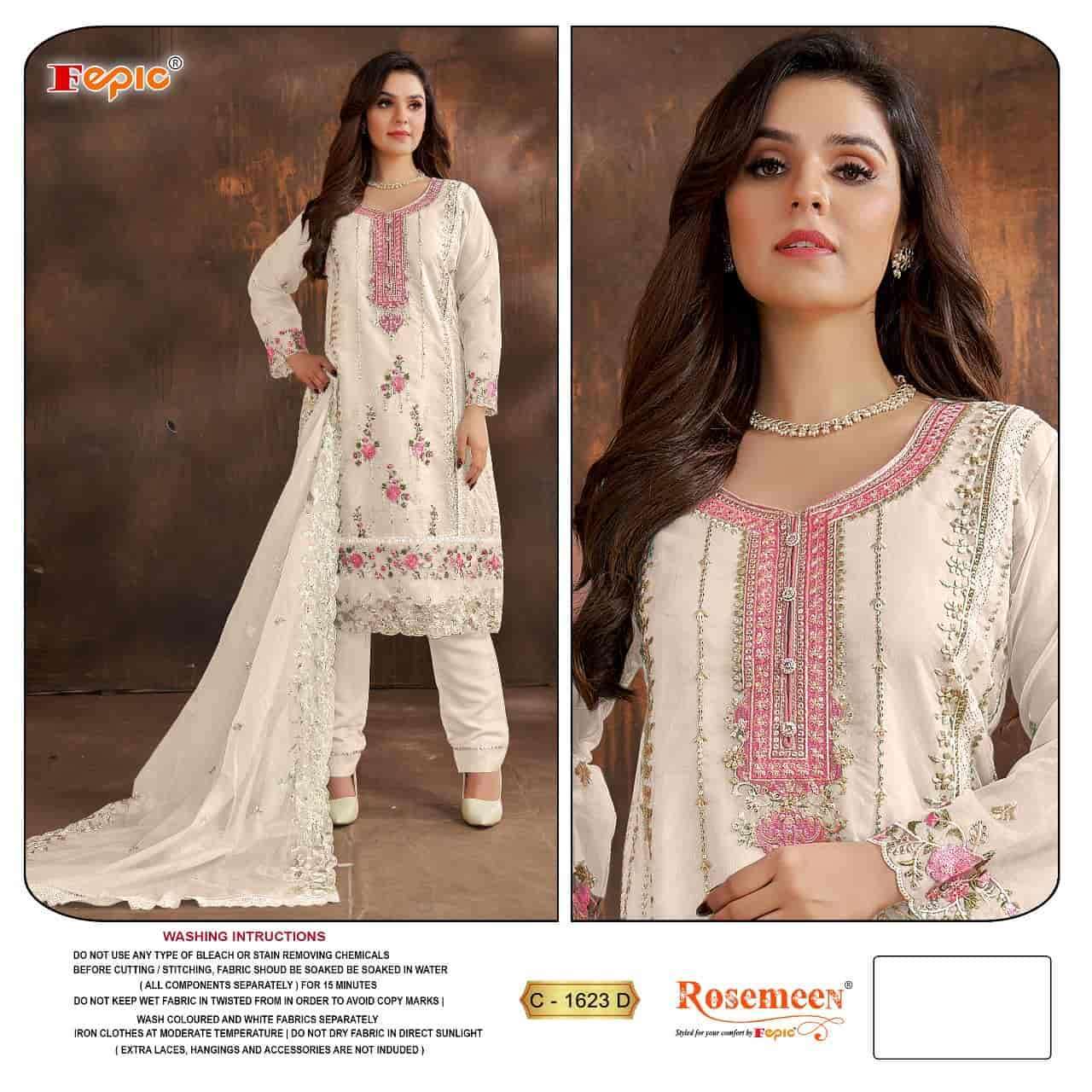 FEPIC ROSEMEEN C1623 FESTIVAL WEAR PAKISTANI SUIT DEALER SURAT