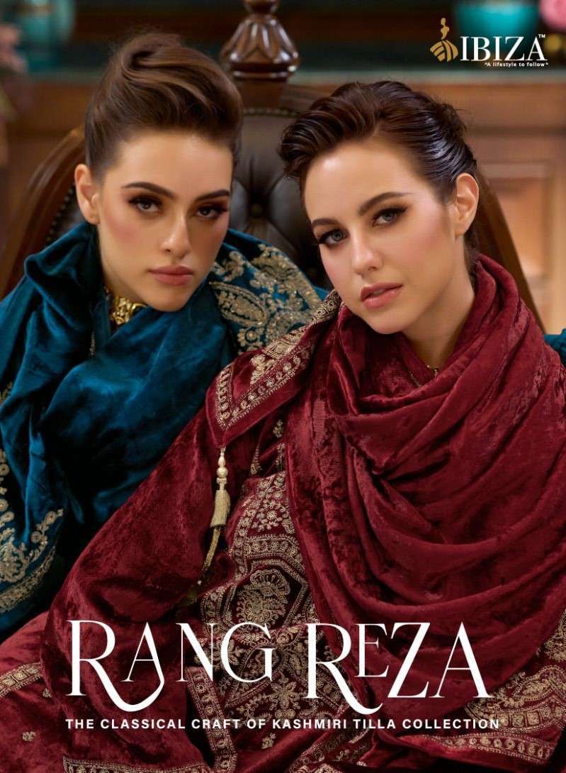 IBIZA RANG REZA DESIGNER VELVET KASHMIRI PRE WINTER COLLECTION 