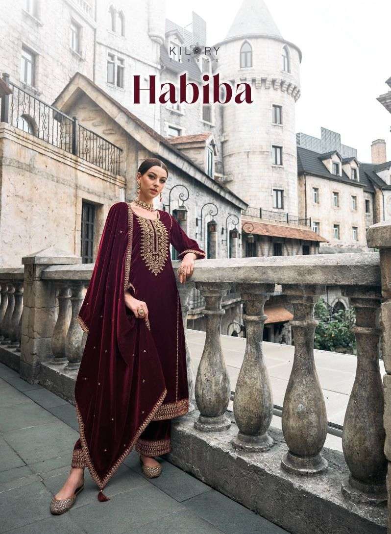 KILORY HABIBA PRIMIUM PRE WINTER VELVET SALWAR KAMEEZ COLLECTION