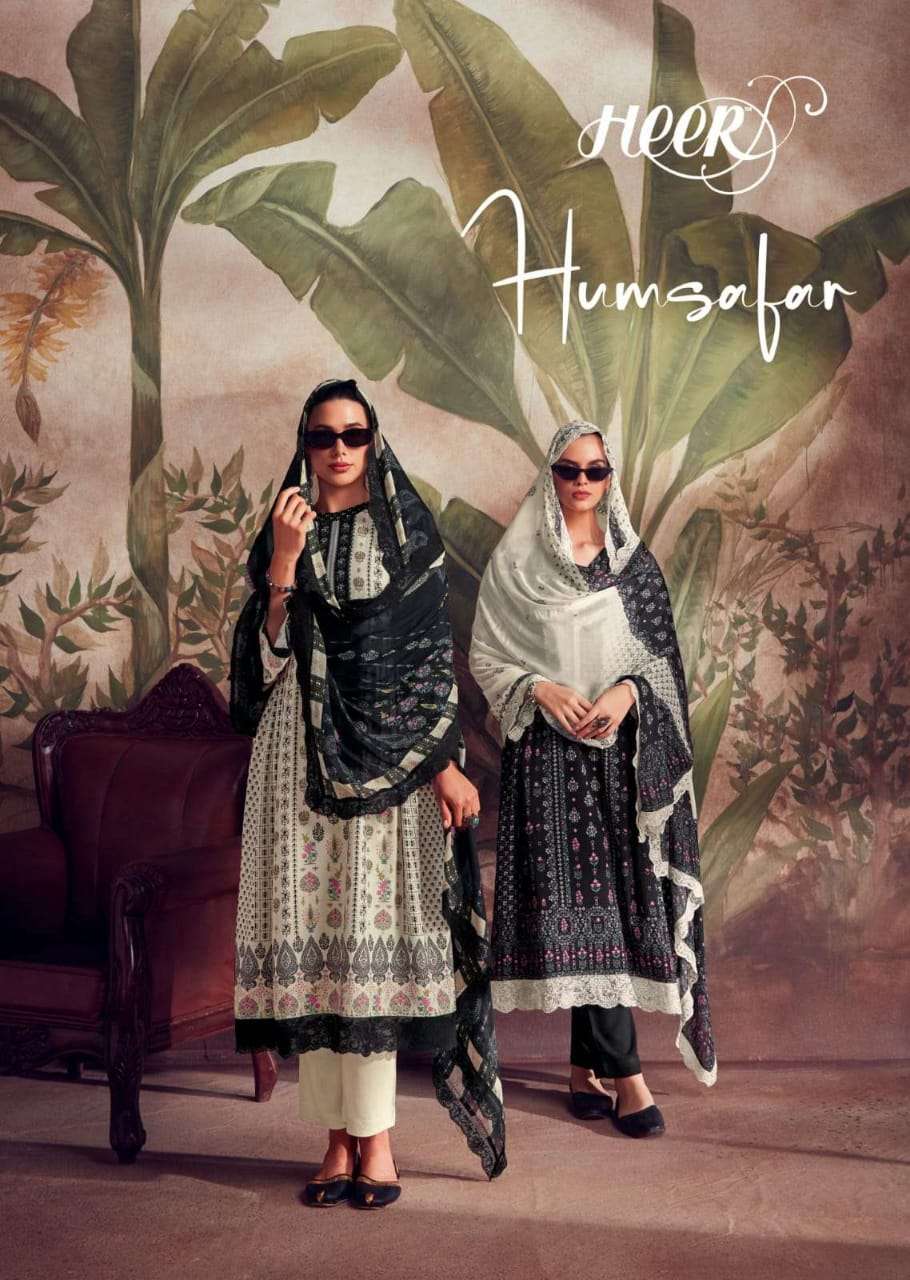 KIMORA HEER HUMSAFAR MUSLIN PAKISTANI SALWAR KAMEEZ CATLOG WHOLESALER