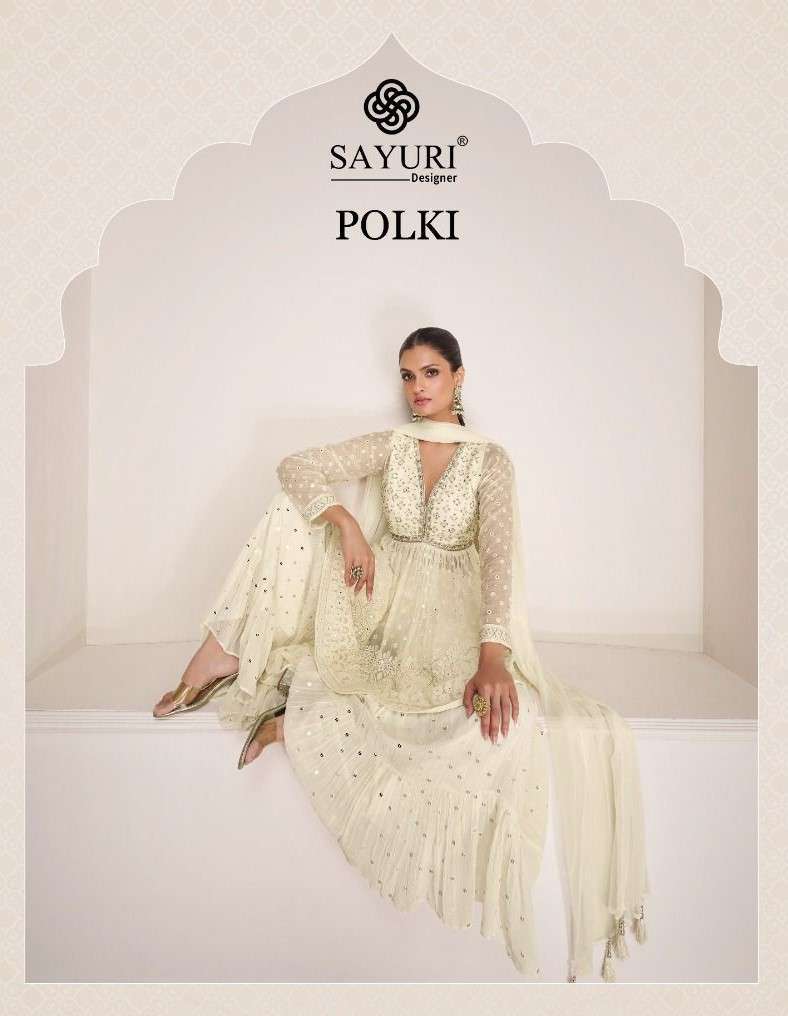 SAYURI POLKI DESIGNER PARTYWEAR COLLECTION WHOLESALER 