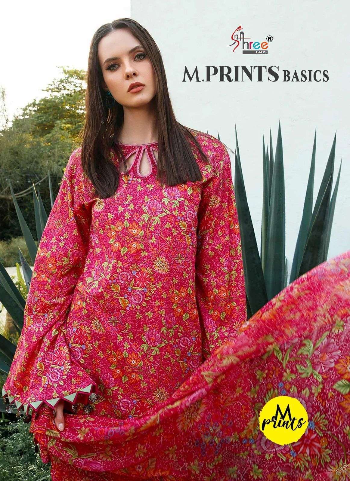 SHREE FABS M PRINT BASICS TRENDING PRINT WITH WORK SALWAR KAMEEZ SUPPLIER 