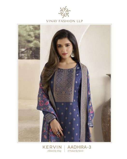 vinay fashion kervin adhira vol 3 jacquard pashmina kashmir winter collection