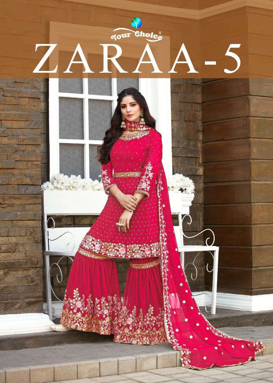 YOUR CHOICE ZARRA-5 GARARA PEPLUN SUIT WHOLESALER 