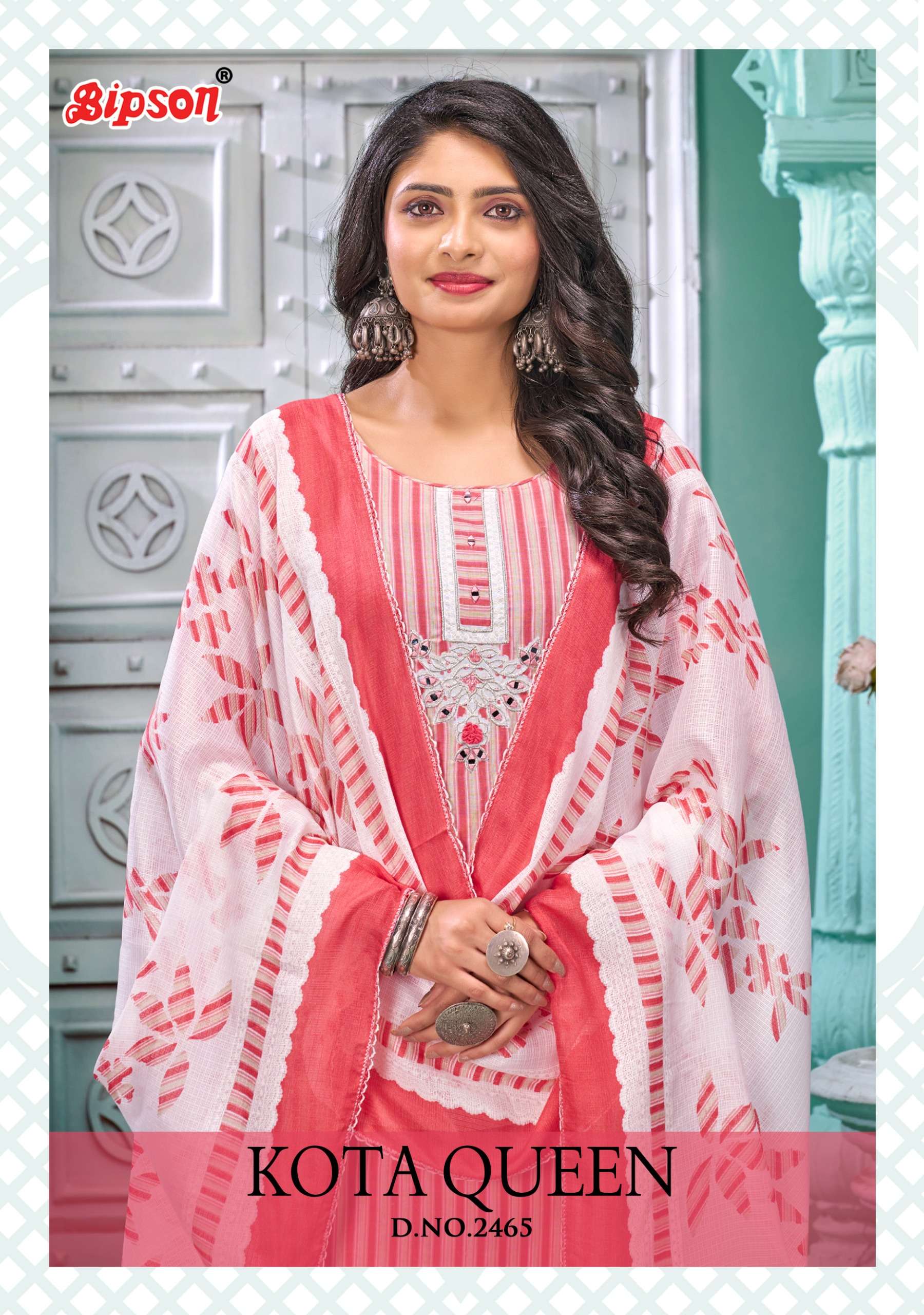 BIPSON KOTA QUEEN 2465 COTTON KOTA CHEX DUPPTA COLLECTION