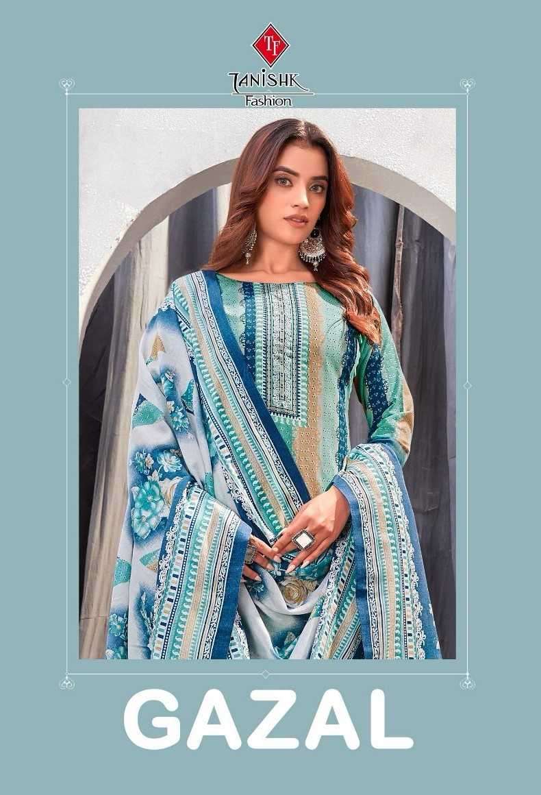 GAZAL BY TANISHK FASHION COTTON  PRINT CATLOG SUPPLIER