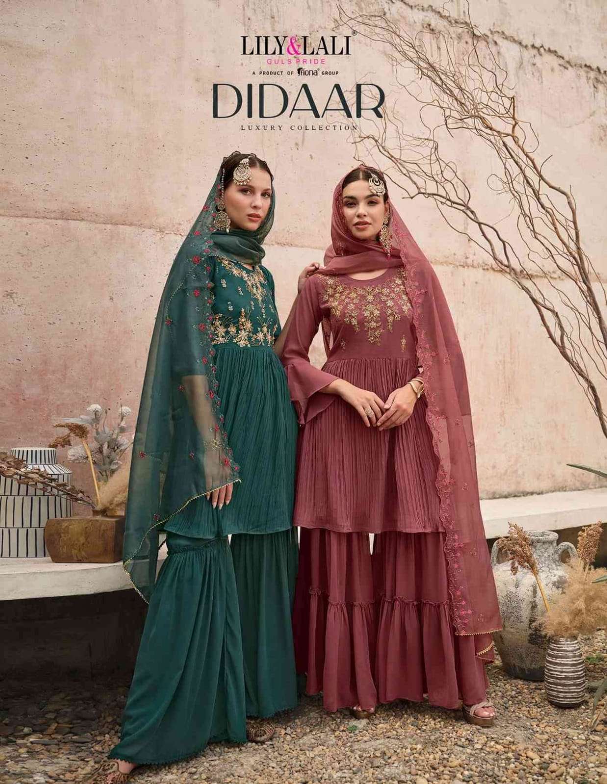 LILY&LALI DIDAAR READYMADE SHARARA GHARARA CATLOG WHOLESALER