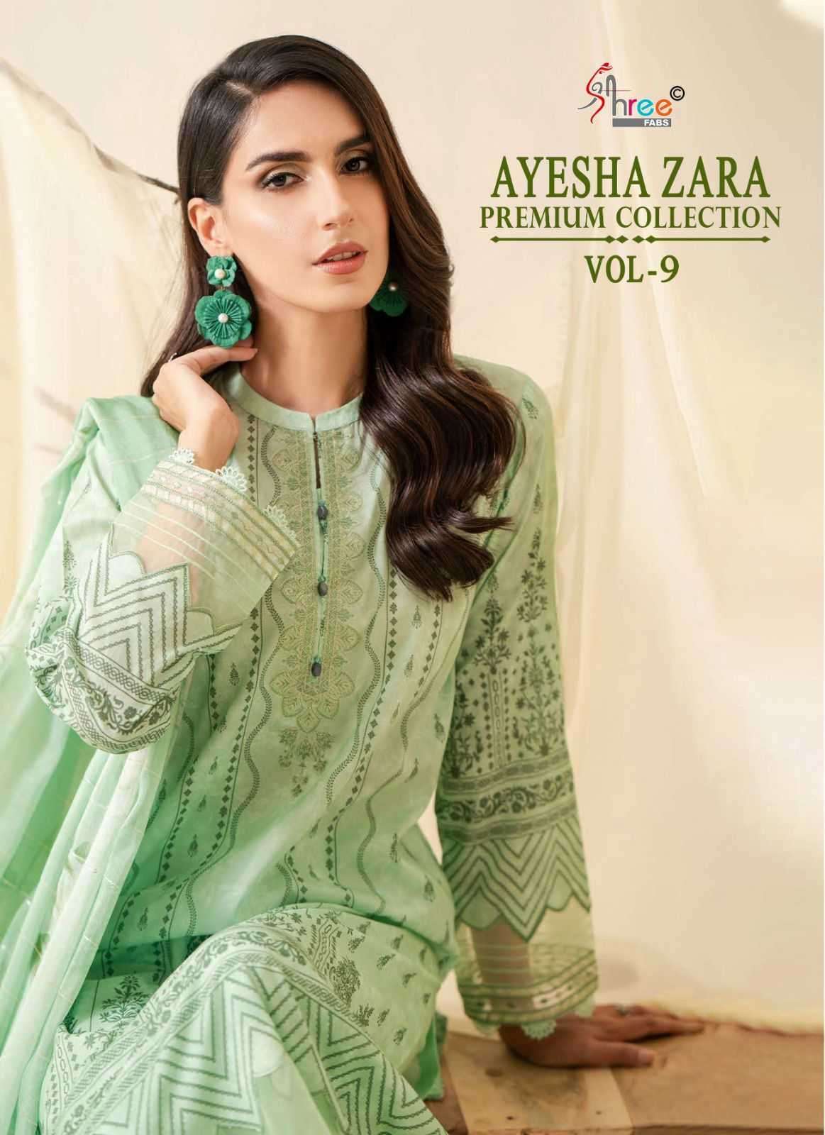 SHREE FAB AYESHA ZARA PREMIUM COLLECTION VOL 9 BUY WHOLESALE