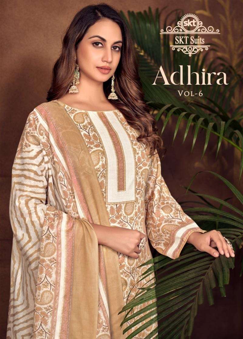 SKT ADHIRA VOL 6 COTTON DRESS MATERIAL COLLECTION