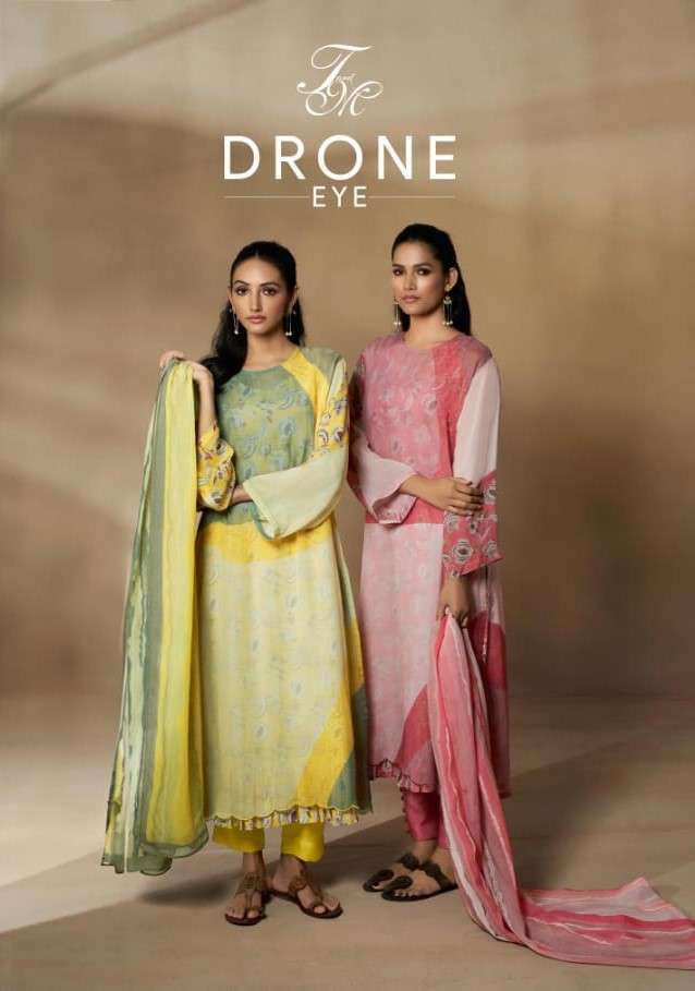 T&M DRONE EYE DIGITAL PRINT ORGENZA SALWAR SUIT WHOLESALER