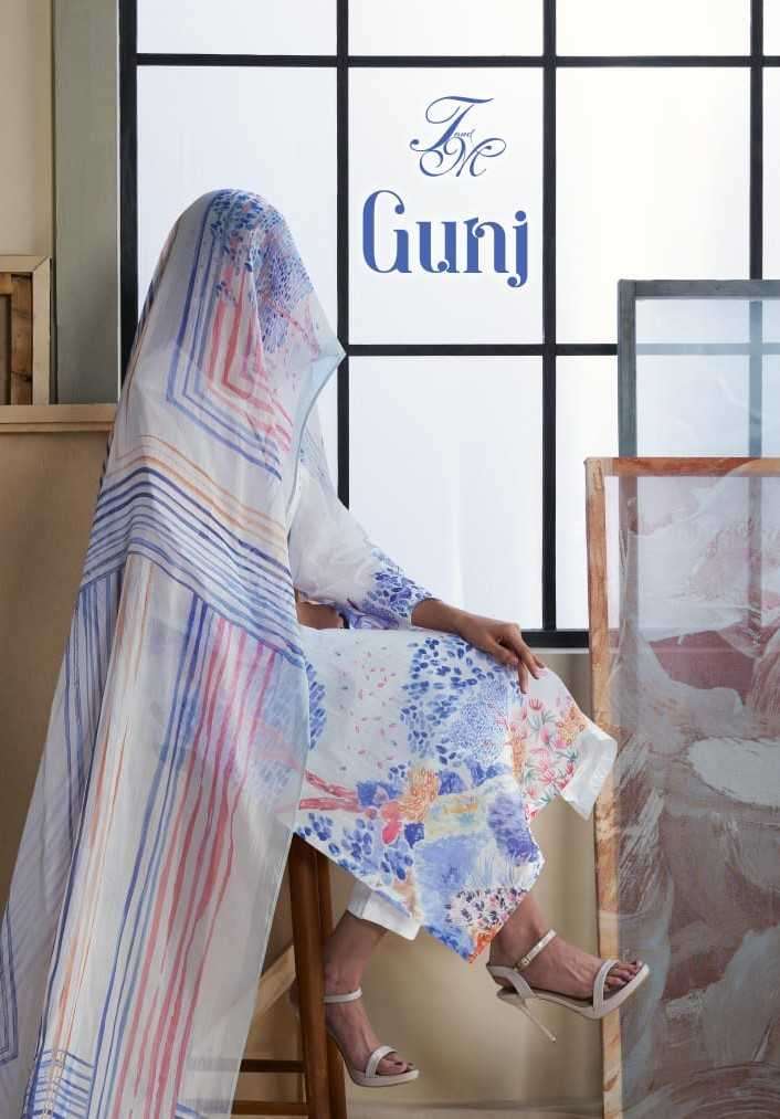 T&M GUNJ BY SAHIBA ORGENZA DIGITAL PRINT SALWAR SUIT WHOLESALER