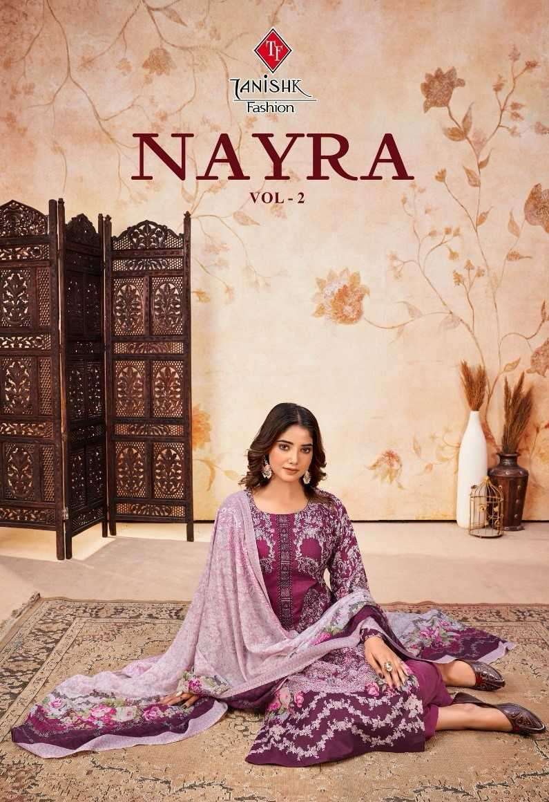 TANISHK FASHION NAYRA 2 CAMRIC COTTON PAKISTANI COLLECTION SUPPLIER