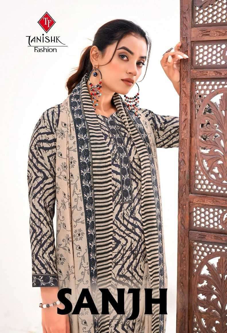 TANISHK SANJH SUMMER PRINTED SUIT CATLOG DEALER