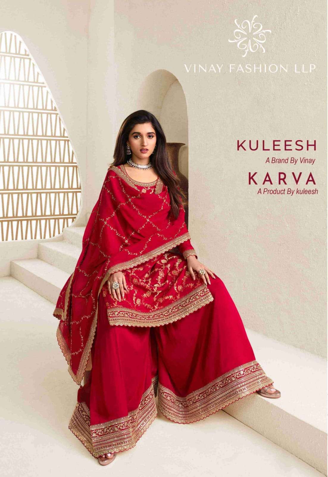 VINAY KULEESH KARVA WEDDING WOMEN LATEST COLLECTION 2024 