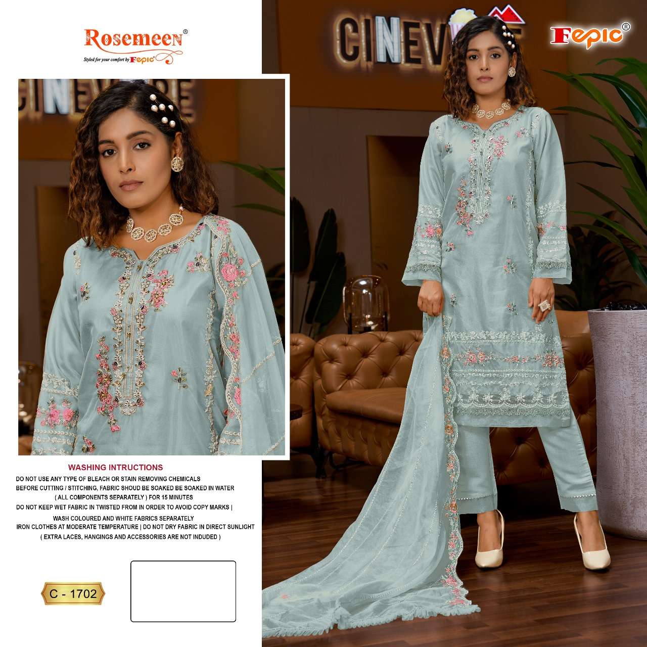 FEPIC C1702 ROSEMEEN PAKISTANI LADIES DRESS ONLINE DELAER