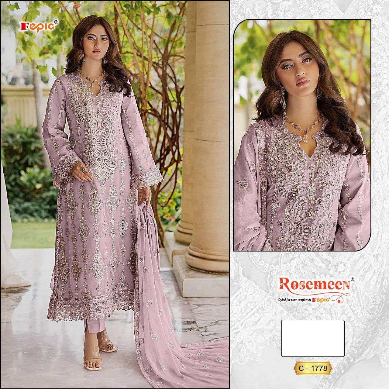 FEPIC C1778 ROSEMEEN PAKISTANI DRESS ONLINE DEALER