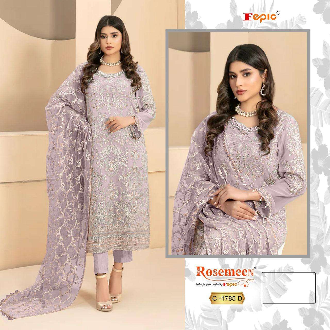 FEPIC C1785  ROSEMEEN PAKISTANI GEORGETTE LADIES COLLECTION