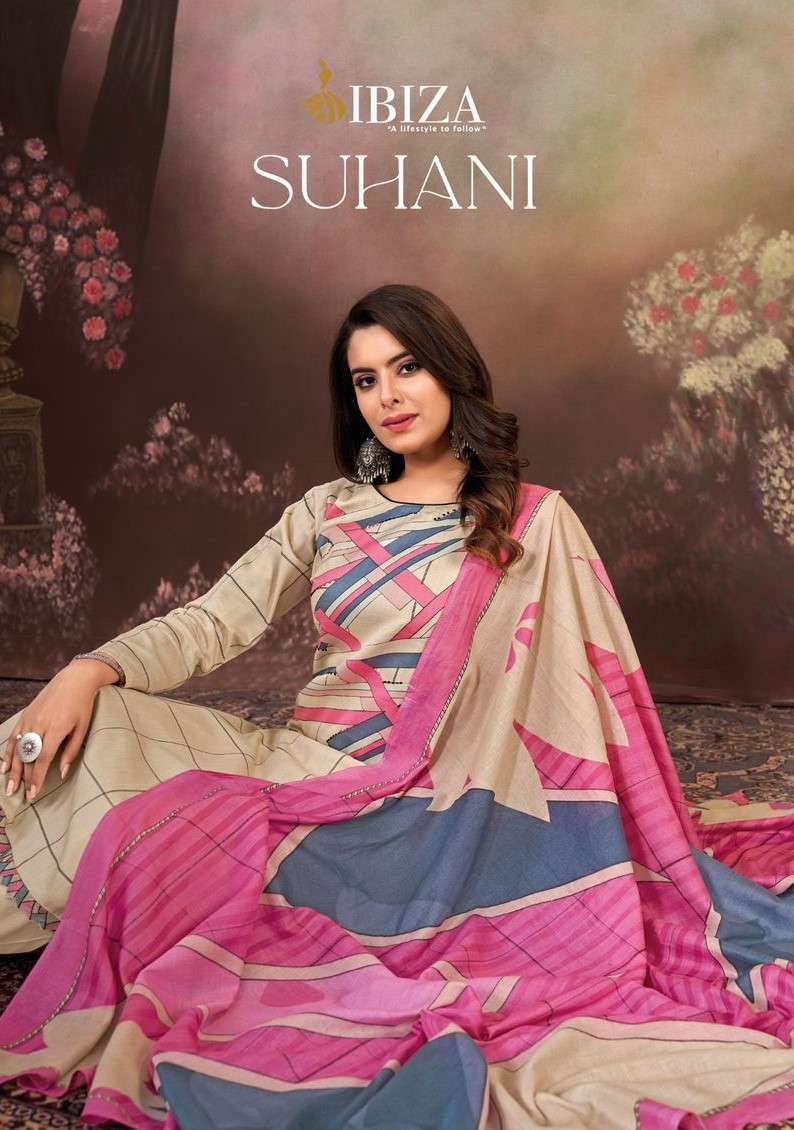 IBIZA SUHANI JAM SATIN COTTON SALWAR KAMEEZ EXPOTER